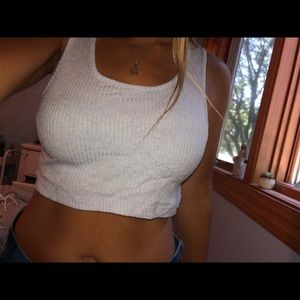 Never Worn Dry Goods Crop Top, Lavender, Large